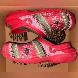 CROCS Christmas Fur Lined Clogs